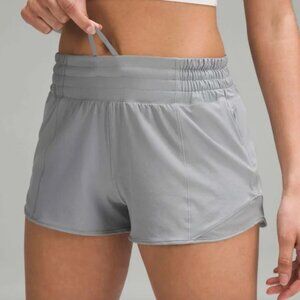 Lululemon Hotty Hot HR Short 2.5" Rhino Gray Size 4